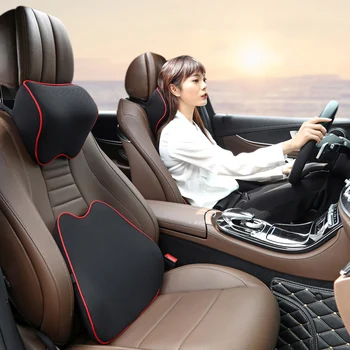 Masina Gât Tetiera Perna Accesorii Auto Plin Respirabil Sprijin Pentru Cap Gat Protector Automobile Seat Gât Restul De Memorie Bumbac