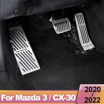Masina Pedale de Accelerație Combustibil Pedalei de Frână Acoperă Non-Alunecare Pad Pentru Mazda 3 Axela BP CX30 CX50 2019 2020 2021 2022 Accesorii