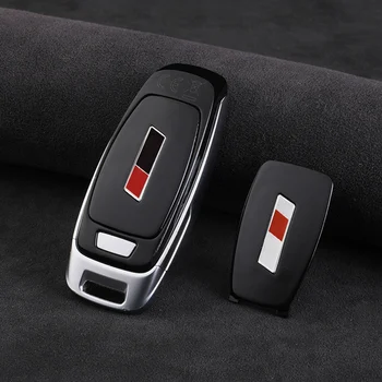 Masina Smart Key Capac de Protectie Shell Pentru RS Audi A4 B9 A5 A6 C8 A8 D5 Q5 Q7 Q8 TT 2015-2022 Auto Cheie de Caz Capacul din Spate pentru Accesorii