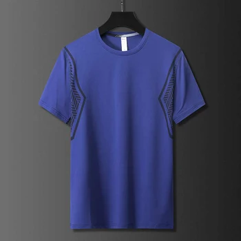 Men ' s T-Shirt Short Sleeve Sport T-Shirt, Sală de Fitness Funcționare Jogging Sport Bluze Topuri