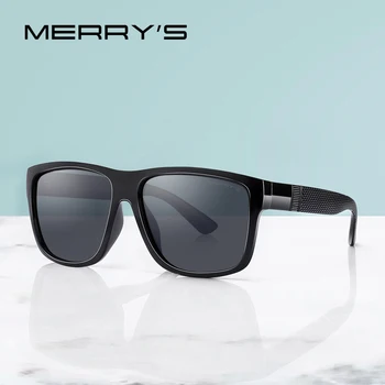 MERRYS DESIGN Bărbați Clasic de ochelari de Soare Polarizat de sex Masculin Epocă Pătrat Ochelari de Soare UV400 Protecție S3008