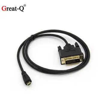 Micro compatibil HDMI Male la DVI DVI-D 24+1 Mascul Cablu Micro DVI LA HDMI compatibil cu Cablul de EVO Asus T100TA ME302C