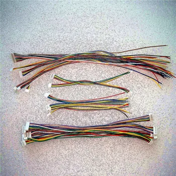 mini micro JST 1.25 2/3/4/5/6/7/8/9/10/11/12 pin female conector cu fir de 1.25 MM 10 cm 15 cm 20 cm Single/double cap