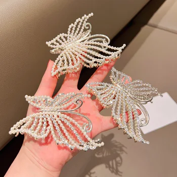 Moda Bine Flash de Lux Strasuri de Cristal Flori Perla Elegant pentru Femei Fată Accesorii de Par Frizură en-Gros