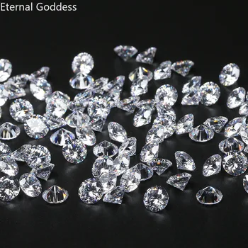Moissanite diamante în vrac suport personalizat dimensiune D vvs1 culoare GRA certificat de 3mm 4mm 5mm 6.5 mm 8mm