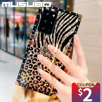 Musubo de Lux Caz de Telefon Pentru Samsung Galaxy S20 FE Nota 10 Plus Nota 20, Ultra A72 A51 a52 a32 A71 a70 Glitter Strălucire Acoperi Coque
