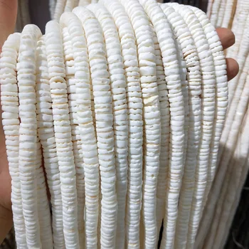 Naturale shell Margele neregulate craft shell margele vrac Pentru a face bijuterii DIY Brățară colier accesorii Dimensiune 8x3mm