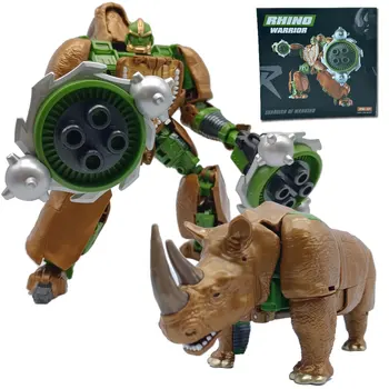 NOI Rhino Războinic Transformare RW-01 Rhinox RW01 Beast Wars KO figurina Robot Jucarii Copii