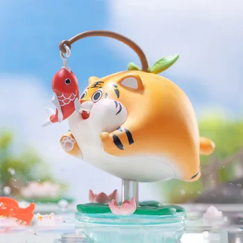 Noroc Tiger Orange Serie Orb Cutie Jucarii Mister Cutie Surpriză Kawaii Jucării de Anul Nou Cadou Drăguț Papusa Norocos pentru Cadou
