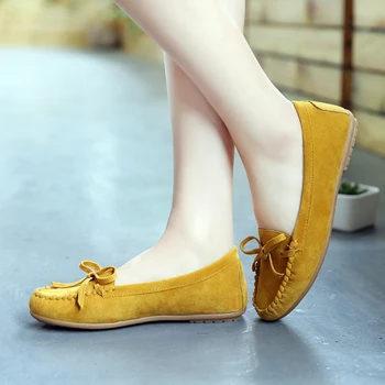 Noua Moda Pentru Femei Pantofi Casual De Vara Pentru Femei Ciucure Mocasini Piele De Căprioară Pantofi Pentru Condus Usoare De Primavara Toamna Superficial Plat Mocasini