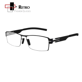 Noul Germania Brand pentru Bărbați Ochelari Cadru Handmade Fără Șurub de Afaceri Optice, Ochelari de vedere Barbati Spectacol oculos de grau