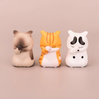 Noul Mini Simulare Pisica Minunat Păpuși În Miniatură Cat Figurine Model De Papusa In Miniatura Copii Cadou Jucării, Decorațiuni Interioare, Accesorii