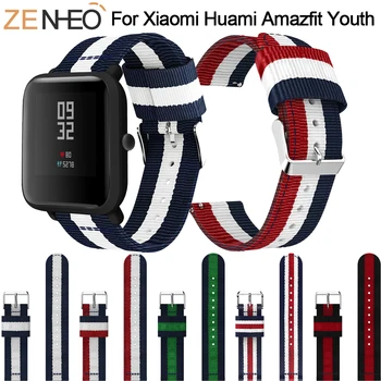 Nylon Curea de Ceas Pentru Xiaomi Huami Amazfit Bip PIC RITMUL Lite Trupa de Tineret Watchband de Înlocuire Brățară Pentru Huami Amazfit Bip