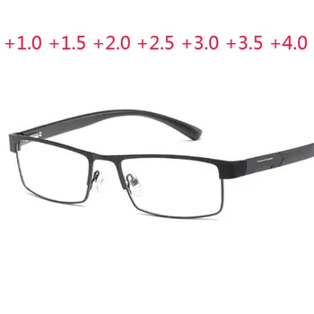 Oamenii aliaj Hipermetropie Ochelari full metal ochelari de citit +1.0 +1.5 +2.0 +2.5 +3.0 +3.5 +4.0