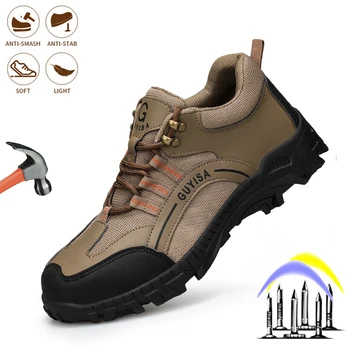 Oamenii Lucrările De Construcție La Locul De Muncă Ma Siguranța Pantofi Respirabil În Aer Liber Puncție Dovada Steel Toe Indestructibil Pantofi De Protecție