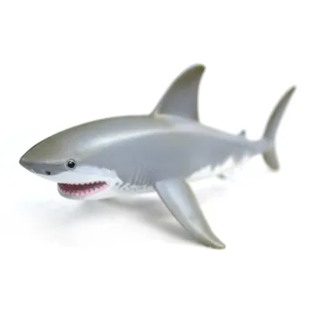 Ocean Mare Simulare de Viață Animală Model Seturi Bărbat mâncat de Rechin Marele Alb, Rechinul Balena Albastra, Balena Rechin de Colectare de Jucării pentru Copii Cadouri