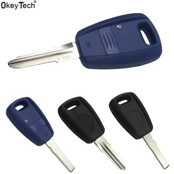 OkeyTech Cheie Auto Shell Caz Acoperire Pentru Fiat Doblo Punto Bravo Transponder Auto Cheia cu Telecomandă Înlocuirea SIP22 GT15R Lama