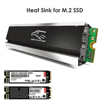 Om de ZĂPADĂ Conducte de Căldură M2 Radiator de Cupru SSD Cooler 2280 Solid state Hard Disk M. 2 Radiator NVME unitati solid state PCI-E de Aluminiu M2 Răcire Pad