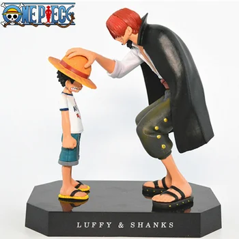 One Piece Luffy Shunks Pvc Figurine de Jucărie 180mm One Piece Anime Monkey D Luffy Figurine Jucarii Papusa