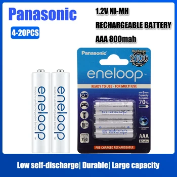 Original Panasonic Eneloop 1.2 V 800mah AAA Acumulatori Pentru Lanterna Camera Control de la Distanță Jucărie Pre-Încărcat Bateria