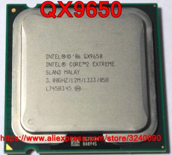 Original PROCESOR Intel CORE 2 Extreme QX9650 Procesor de 3.00 GHz/12M/1333MHz Quad-Core Socket 775 transport gratuit rapidă navă