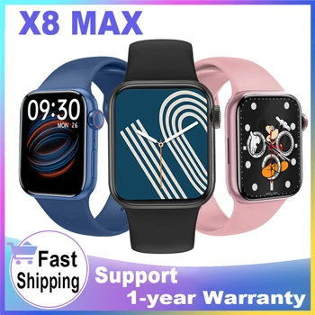 Original X8 MAX Smartwatch Seria 7 Ceas de Ritm Cardiac Bluetooth Ceas de mana Femei Bărbați Ceas Inteligent PK IWO 14 Pro Max i7 Pro Max M16