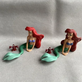 Originale în Vrac Figura Anime Mica Sirena Ariel Printesa Cifrele de Acțiune Drăguț Papusa Model de Decorare Jucării pentru Copii