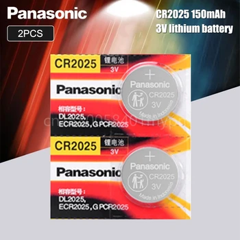 Panasonic Original Cr2025 Baterii Buton, 2 BUC/LOT Cr 2025 3V Baterie cu Litiu, pentru a Viziona Calculator Scară Greutate