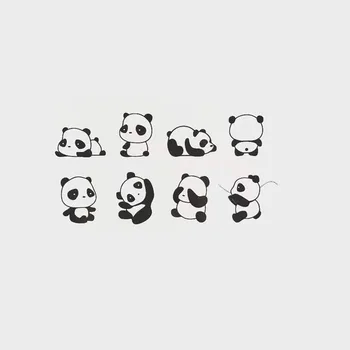 Panda Drăguț Tatuaj Temporar Autocolante Braț Încheietura Mâinii Arta Corp Rezistent La Apa Fals Tattos Design Nou Animal Tatuaje Flash Decalcomanii