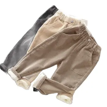 Pantaloni pentru copii de toamna si iarna 2021 noi de baieti pantaloni harem de fete pantaloni de catifea cord pantaloni casual P5779