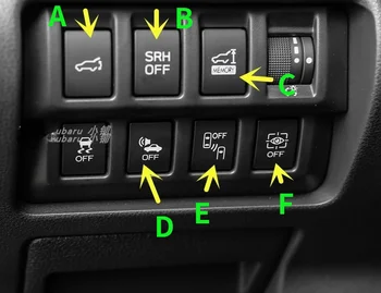 Pentru 2019-2021 Subaru Forester Jos A Bordului Instrumentului Comutator De Pe Panoul De Control Dimmer Portbagaj Tracțiune Orb Opri Switchs