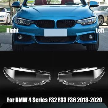 Pentru BMW Seria 4 F32 F33 F36 2018-2020 Faruri Capacul Transparent Faruri, Shell Înlocui Abajur Original Plexiglas