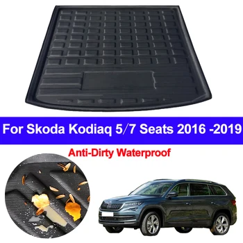 Pentru Skoda Kodiaq 5 Locuri 7 Locuri 2016 2017 2018 2019 Auto Auto Portbagajul Din Spate Mat Marfă Tava De Boot Liner Covor Protector Covorase