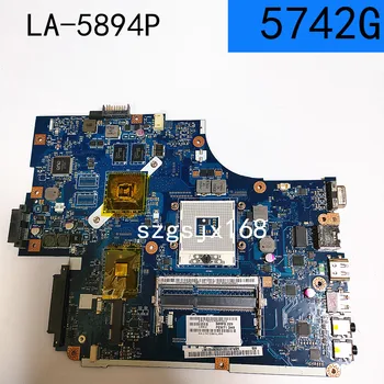 PEW71 LA-5894P pentru ACER 5742G Laptop Placa de baza GT520M/1 GB GPU MBRJ002001 HM55 DDR3 LA-5891P LA-5894P LA-5893P