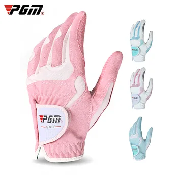 PGM 1 Pereche de Golf pentru Femei Mănuși Mâna Stângă Mâna Dreaptă & Mănuși de Sport Nanometri Pânză Mănuși de Golf Respirabil Palma de Protecție D0015