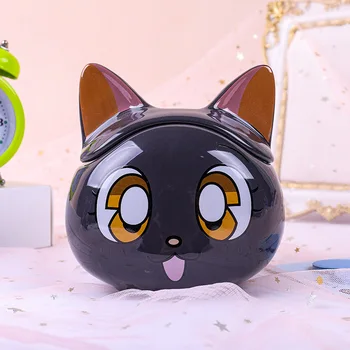 Pisica Luna Cana Ceramica Luna 3d Marinar Cafea Și Băuturi Drăguț Personalitate de Înaltă Temperatură de Fabricație
