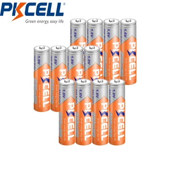 PKCELL 1.6 V AAA NI-ZN Baterii Reîncărcabile 12buc 3A 900mWh Ni-zn Acumulator Pentru aparat Foto Digital Masina RC Flash Jucarii Electrice Shavor