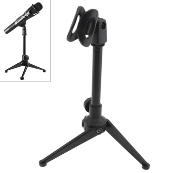 Portabil, Ușor și compact Plastic Microfon cu Trei Picioare de Ridicare Sta 180 de Grade Unghiul de Rotație