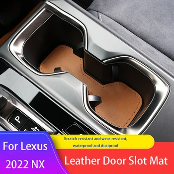 Potrivit Pentru Lexus NX Apă Coaster Ușa Slot Pad Ușa de Protecție Pad NX350h din Microfibră Piele Coaster Interior Accesorii