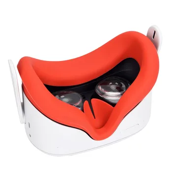 Potrivit pentru Oculus Quest2 Ochelari VR Umbrire Silicon Masca de Ochi Mască Prietenoasă cu Pielea Praf și Sweatproof