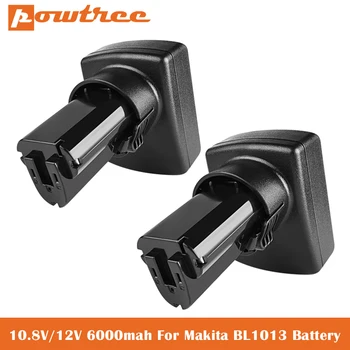 Powtree 10.8 V 6000mAh Baterie cu Litiu pentru Makita BL1013 TD090D TD090DW LCT203W LCT204 194550-6 BL1014 L50