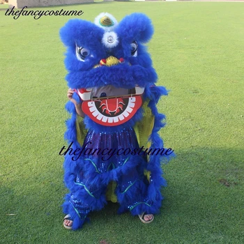 Premium Ochii Clipind Cultura Tradițională Chineză Dans Leu De Păpuși Mascota Costum Pentru Copil Rochie Costum Carnaval Festival