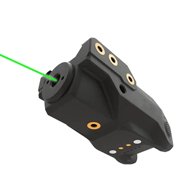Profil scăzut Compact Tactice Rail Mount Verde Laser pentru Pistol Pistol Build-in USB Magnetic Atinge Reîncărcabilă cu Laser