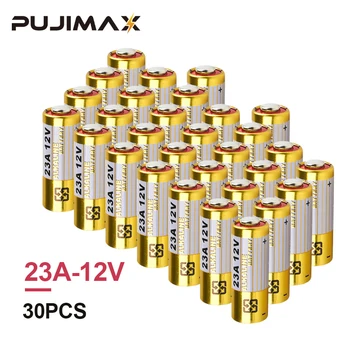 PUJIMAX 30buc Alcaline Baterie 23A 12V Jucarie Electronica de unica folosinta Bateria 8F10R 8LR23 CA20 A23 Ceas Baterie de Mare Capacitate