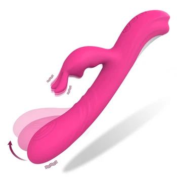Puternic Rabbit Vibrator sex Feminin Jucarii Sexuale pentru Femei punctul G Leagăn Vibrator Stimulator Clitoris Sway Jucarii pentru Adulti 18 Cupluri Magazin