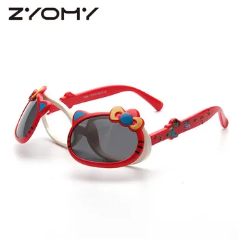Q Strat Dublu Oculos de sol de Brand Designer de Ochelari Accesorii Copii ochelari de Soare Copii Polarizate UV400 Flip Up Gafas Noi