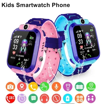 Q12 Copii Ceas Inteligent SOS de Telefon Ceas Pentru Copii Cartelă SIM 2G IP67 rezistent la apa Locație Tracker Copii Smartwatch Pentru Android IOS