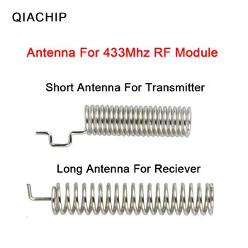 QIACHIP 10buc/lot 433,92 Mhz Wireless de Control de la Distanță Antena 433mhz universal RF Receptor și transmițător Module