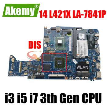 QLM00 LA-7841P Pentru DELL XPS 14 L421X Laptop Placa de baza NC-0R8TG5 NC-0608MD GT630M Placa de baza w/ i3 i5 i7 3th Gen CPU DIS sau UMA