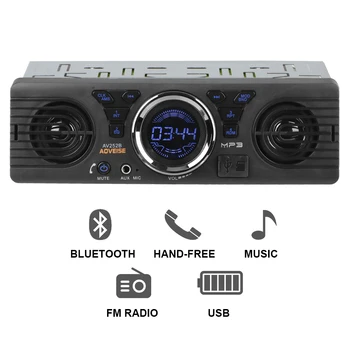 Radio auto Audio Transmitator FM MP3 Player Stereo Built-in Difuzoare Ceas Digital Incarcatoare USB Bluetooth Cartronics Accesorii